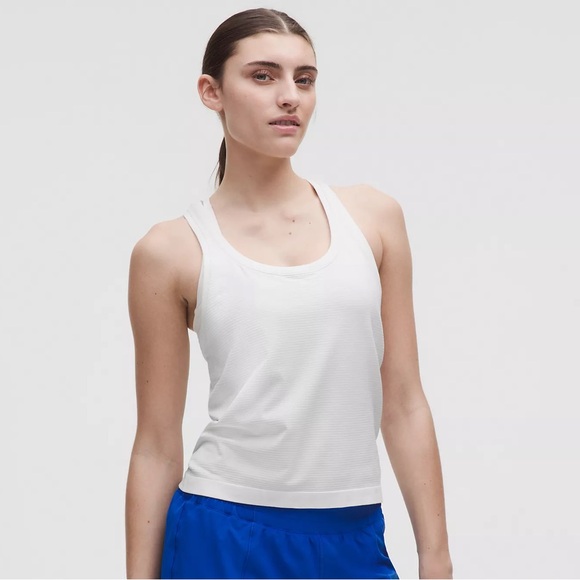 lululemon athletica Tops - Lululemon Athletica Swiftly Tech Tank Top White
